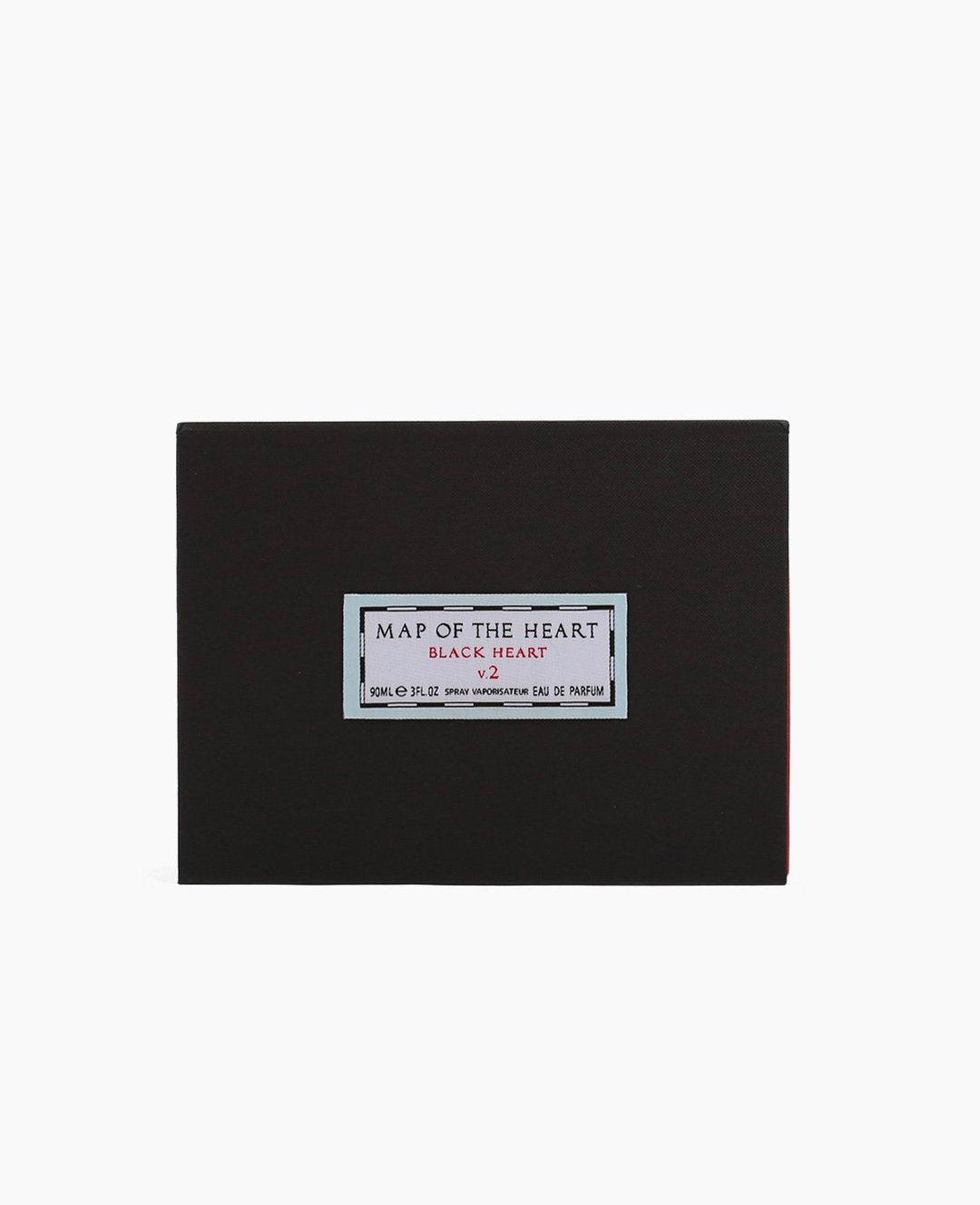 Map of the Heart V.2 Darkness eau de parfum box 90ml on white background